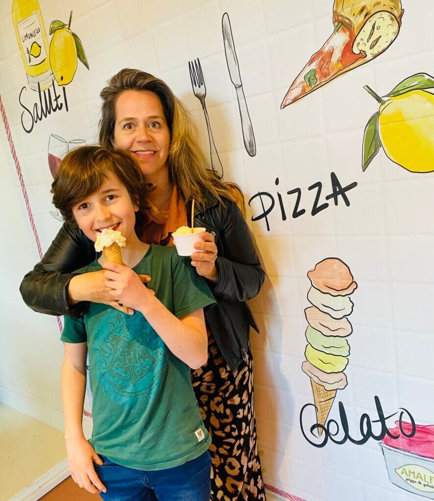 Gelato bij Amalfi